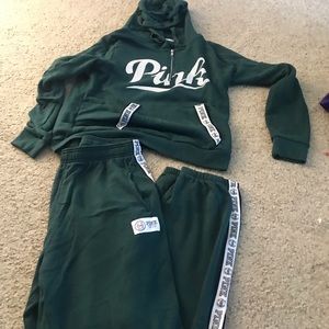 Victoria Secret sweatshirt and sweat pants combo